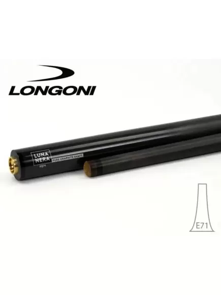 Ngọn Cơ Bida 3 Băng - Longoni Luna Nera E71 Graphite - VP2