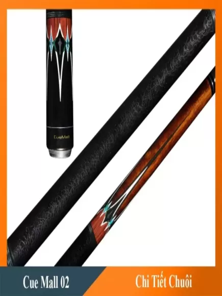 Cơ, Gậy Bi-a Cue Mall 02 Ngọn Sơn Đen