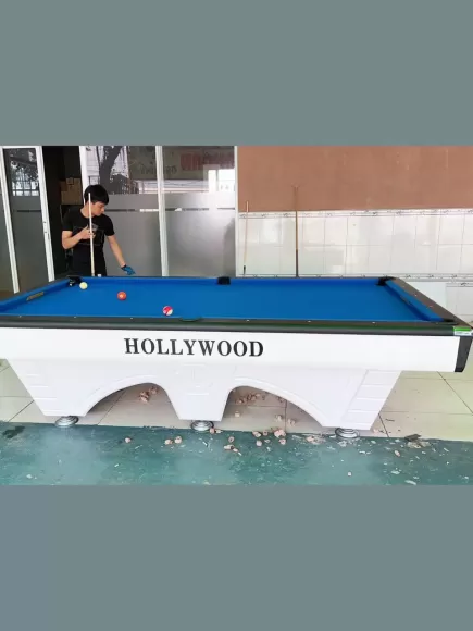 Bàn Bida Lỗ Cũ - Mẫu Hollywood Trắng