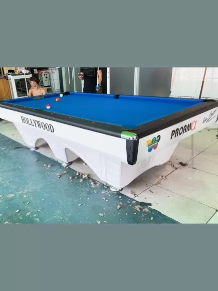 Bàn Bida Lỗ Cũ - Mẫu Hollywood Trắng