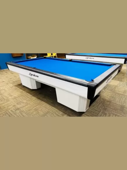 Bàn Bida Lỗ Cũ - Mẫu Signature Trắng