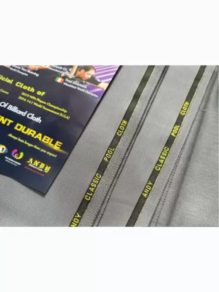 Vải Bàn Bida Lỗ - Andy Classic Xám