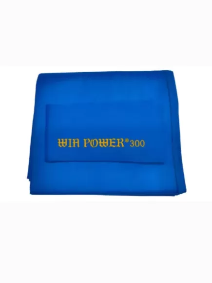 Vải Bàn Bida Lỗ - Win Power 300 Xanh Dương