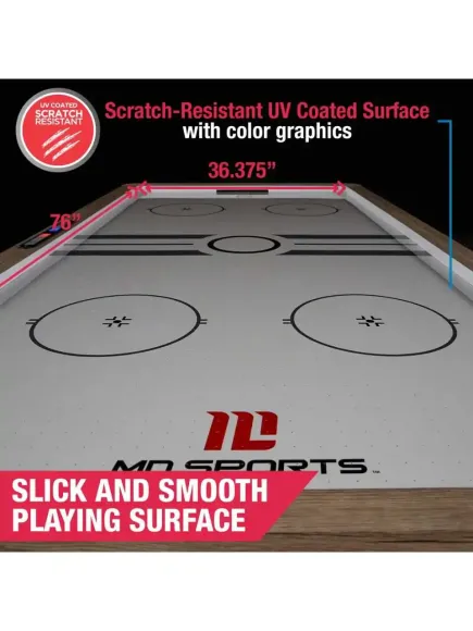 Bàn Air Hockey 84 inch Với Bảng Điểm Điện Tử
