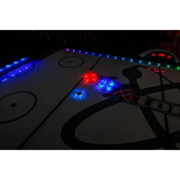 Bàn Air Hockey Atomic 90 inch Cao Cấp Có Đèn LED