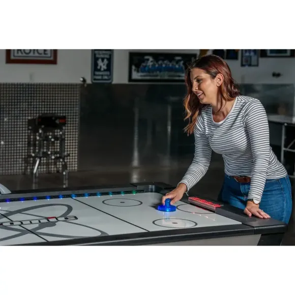 Bàn Air Hockey Atomic 90 inch Cao Cấp Có Đèn LED