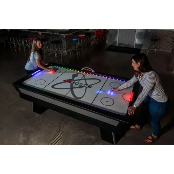 Bàn Air Hockey Atomic 90 inch Cao Cấp Có Đèn LED