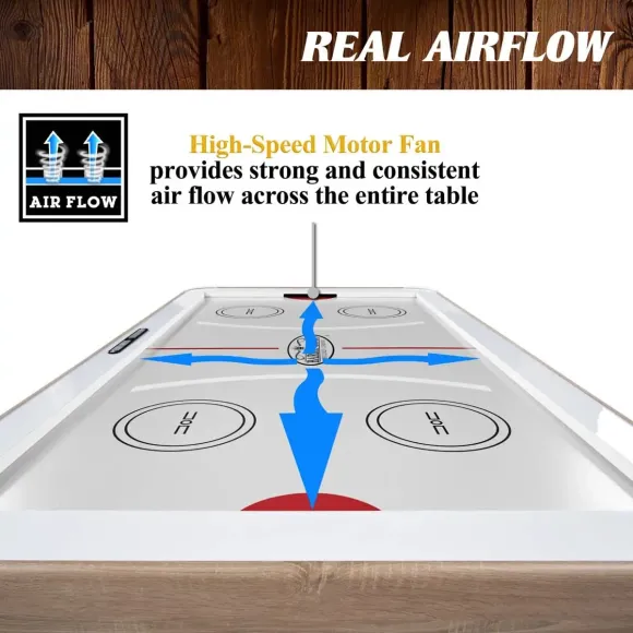 Bàn Air Hockey Barrington Camden 90 Inch Có Bảng Điểm LED