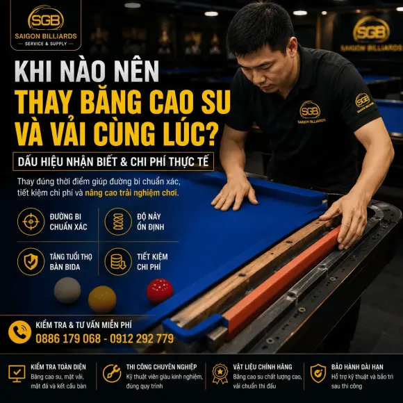 Cách Vệ Sinh Ngọn Cơ Bida Đúng Cách Không Làm Hỏng Bề Mặt