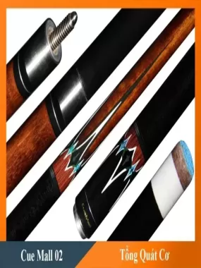 Cơ, Gậy Bi-a Cue Mall 02 Ngọn Sơn Đen