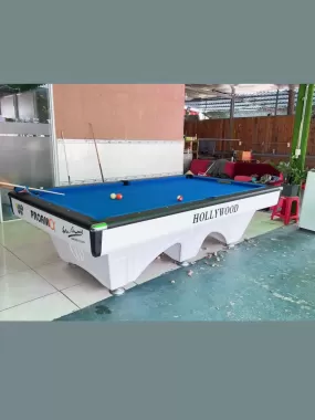 Bàn Bida Lỗ Cũ - Mẫu Hollywood Trắng