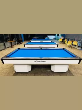 Bàn Bida Lỗ Cũ - Mẫu Signature Trắng