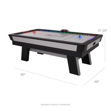 Bàn Air Hockey Atomic 90 inch Cao Cấp Có Đèn LED