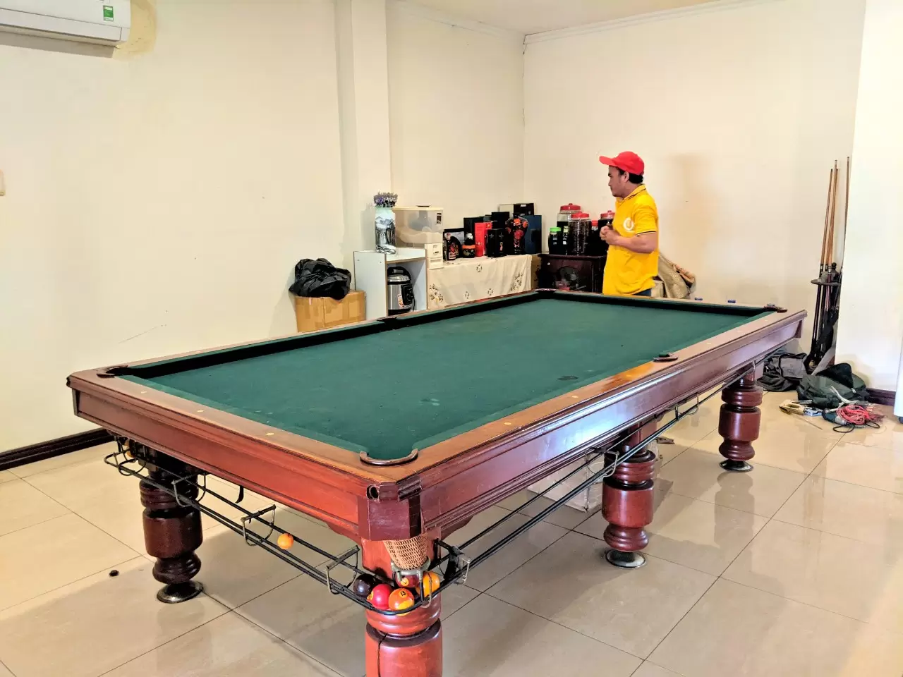 cân nặng bàn bida lỗ