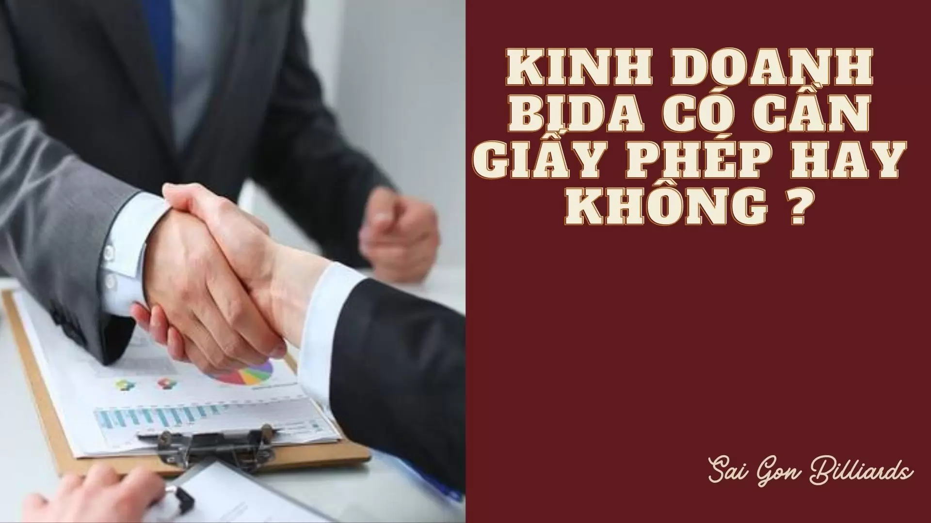 Điều kiện mở quán bida