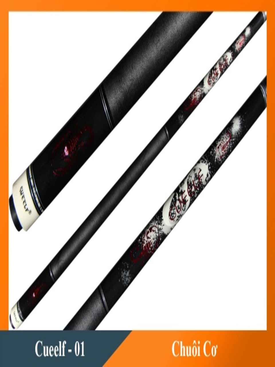Cơ, Gậy Bi-a Cueelf - 01 Ngọn Carbon Rhino