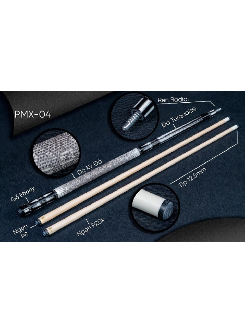 Cơ bida lỗ Peri PMX-04