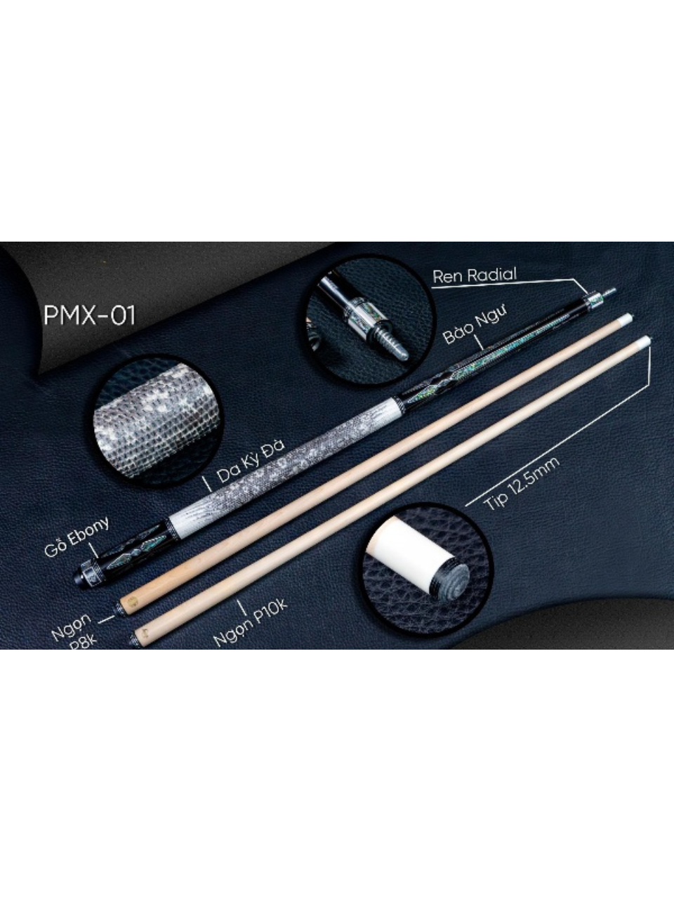 Cơ bida lỗ Peri PMX-01