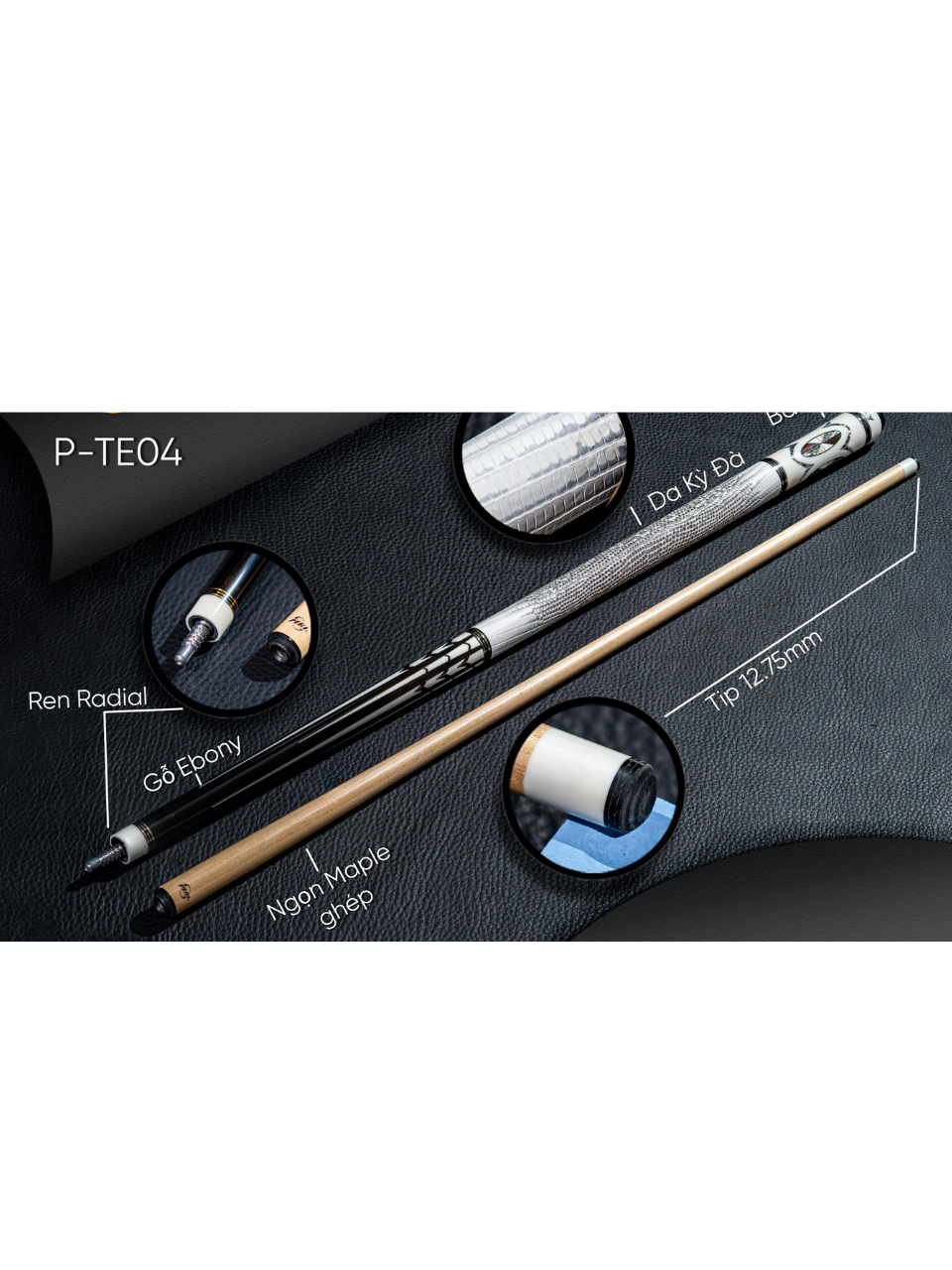 Cơ bida lỗ Peri P-TE04