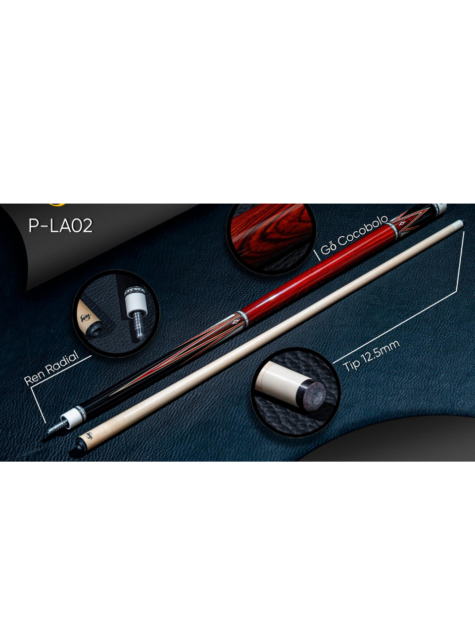 Cơ bida lỗ Peri P-LA02