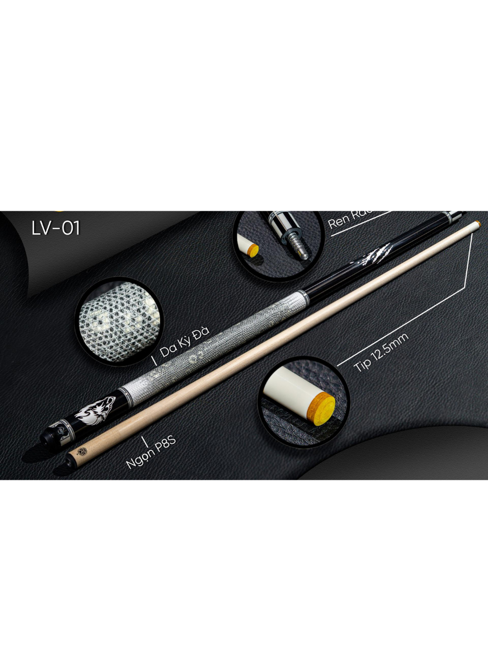 Cơ bida lỗ Peri LV-01