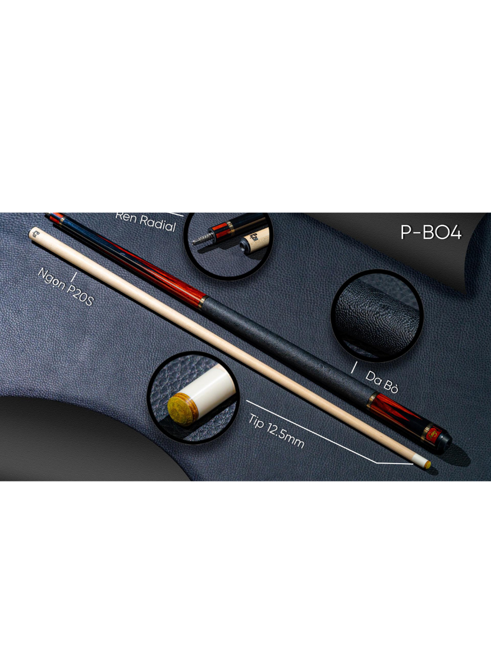 Cơ bida lỗ Peri P-B04 VISCOUNT