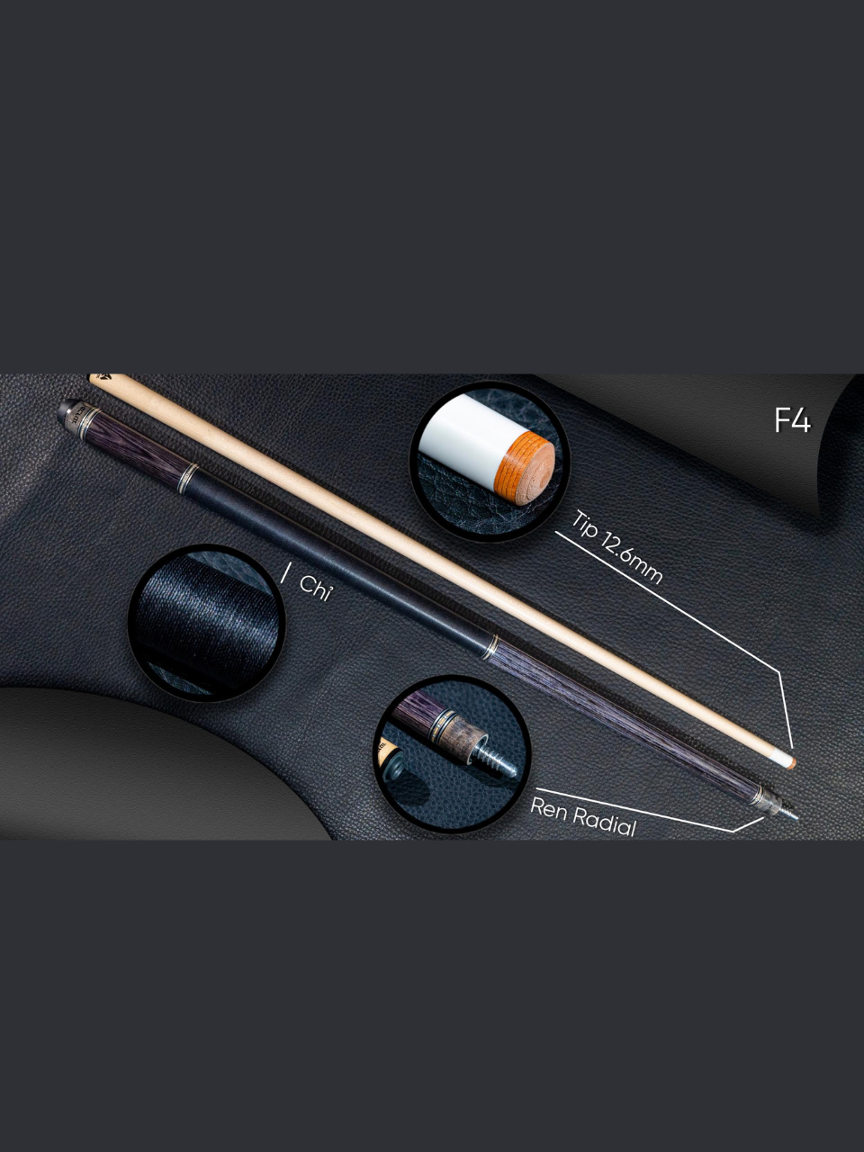 Cơ bida lỗ Peri F4