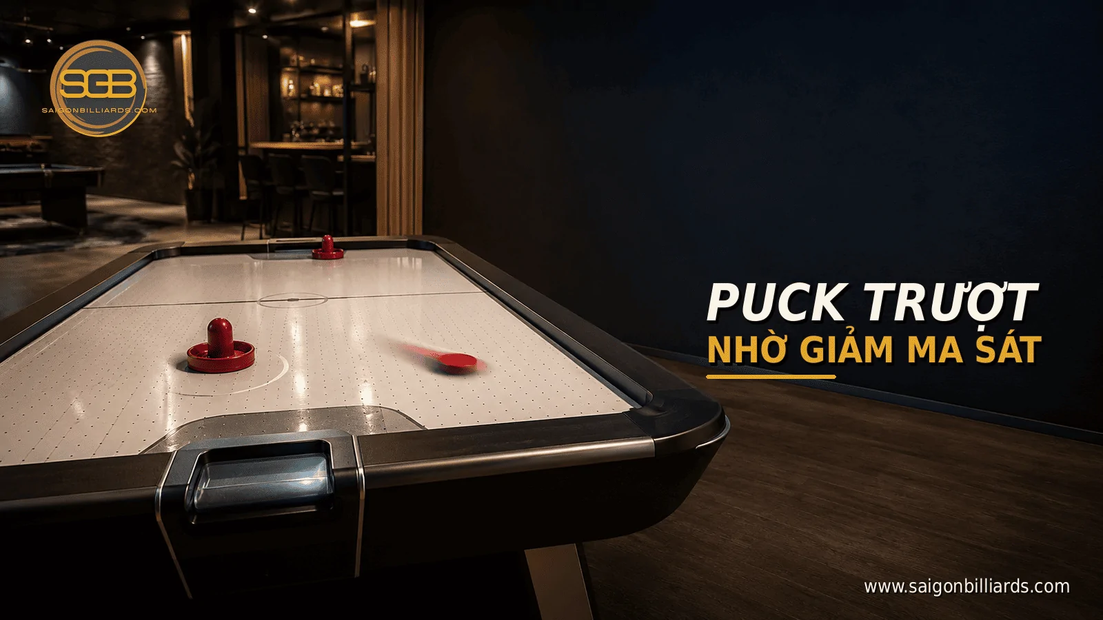 v&igrave; sao puck c&oacute; thể nổi v&agrave; trượt nhanh