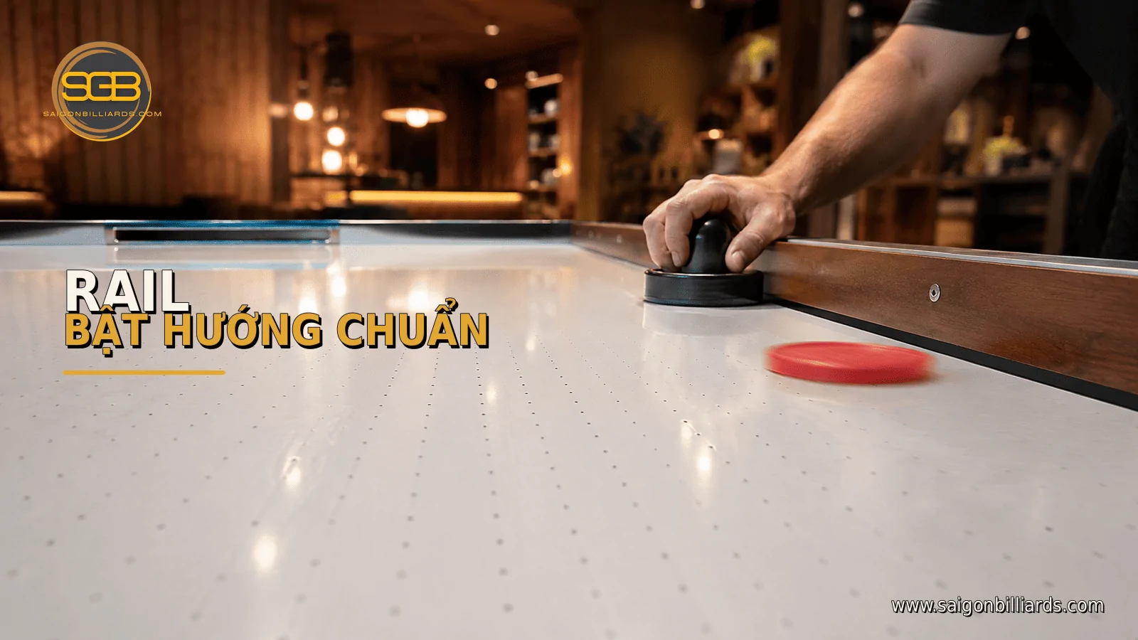 th&agrave;nh b&agrave;n air hockey rail