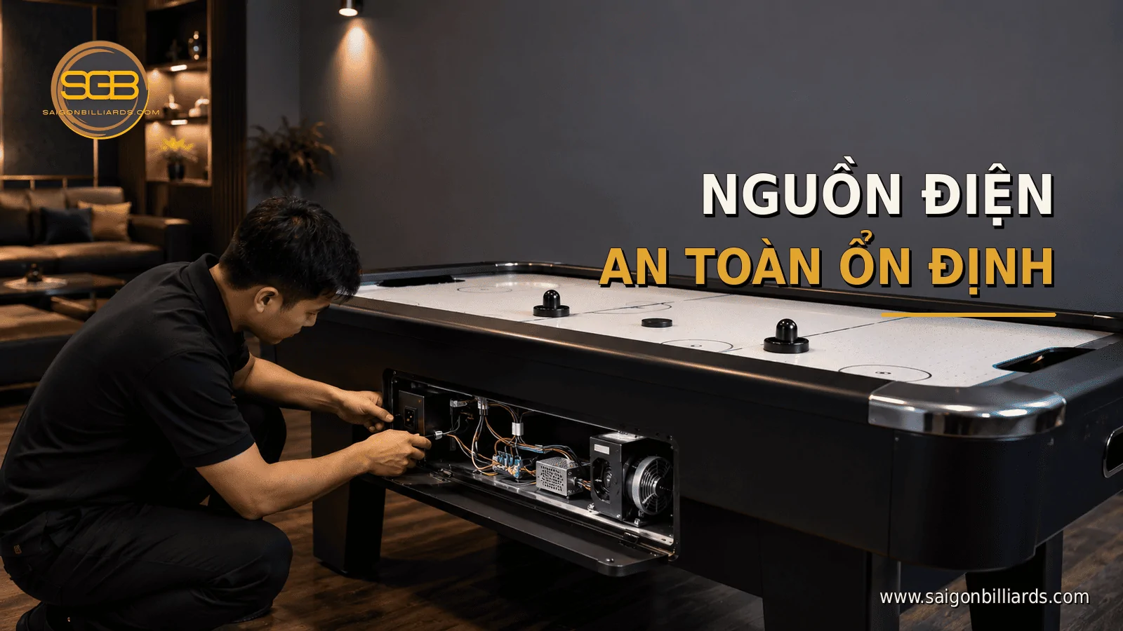 nguồn điện v&agrave; hệ thống d&acirc;y