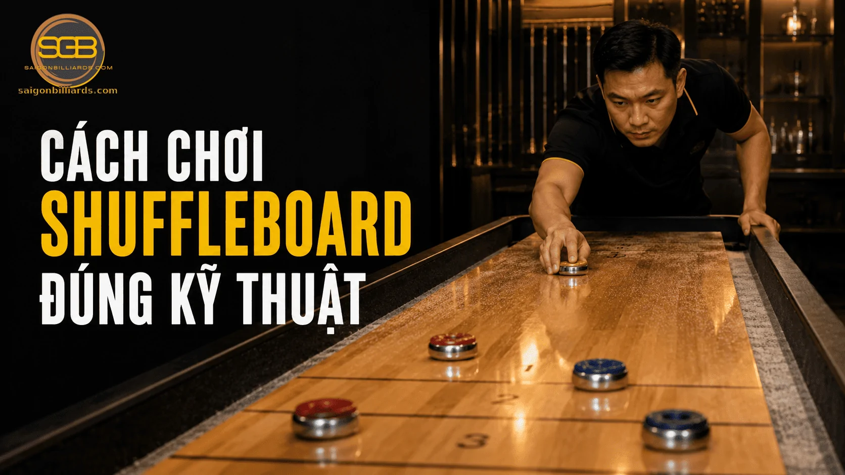 c&aacute;ch chơi shuffleboard đ&uacute;ng kỹ thuật