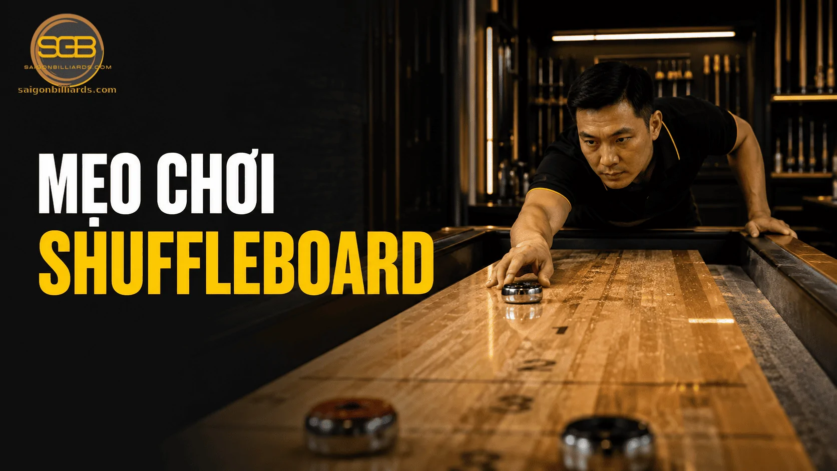 mẹo chơi shuffleboard