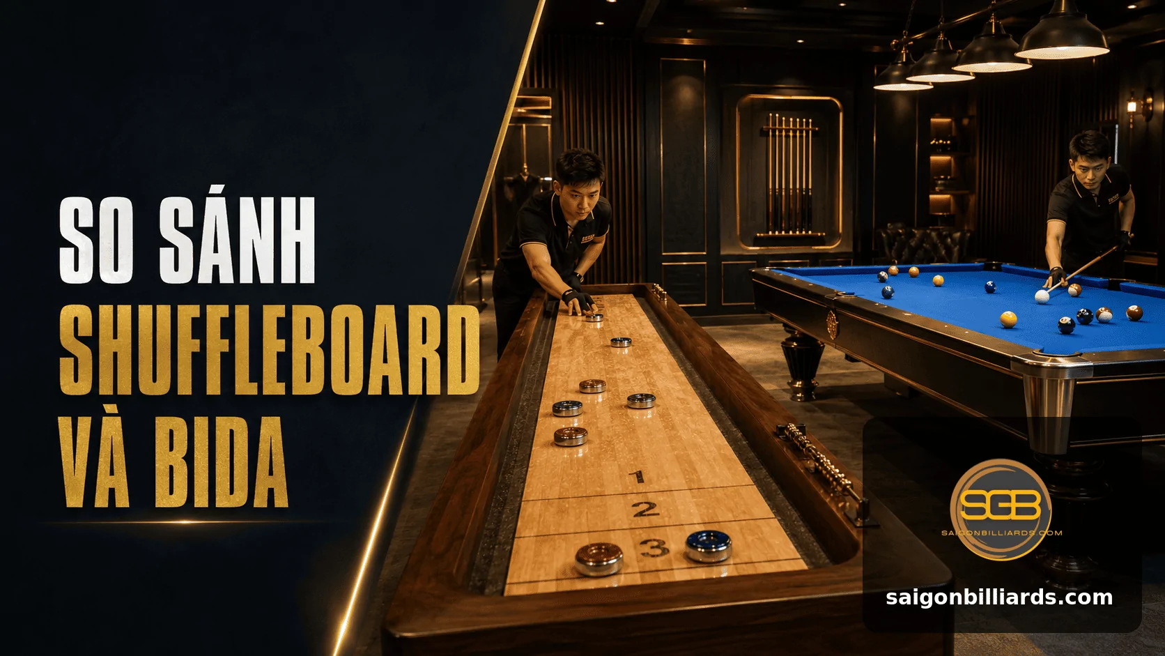 so s&aacute;nh shuffleboard v&agrave; bida