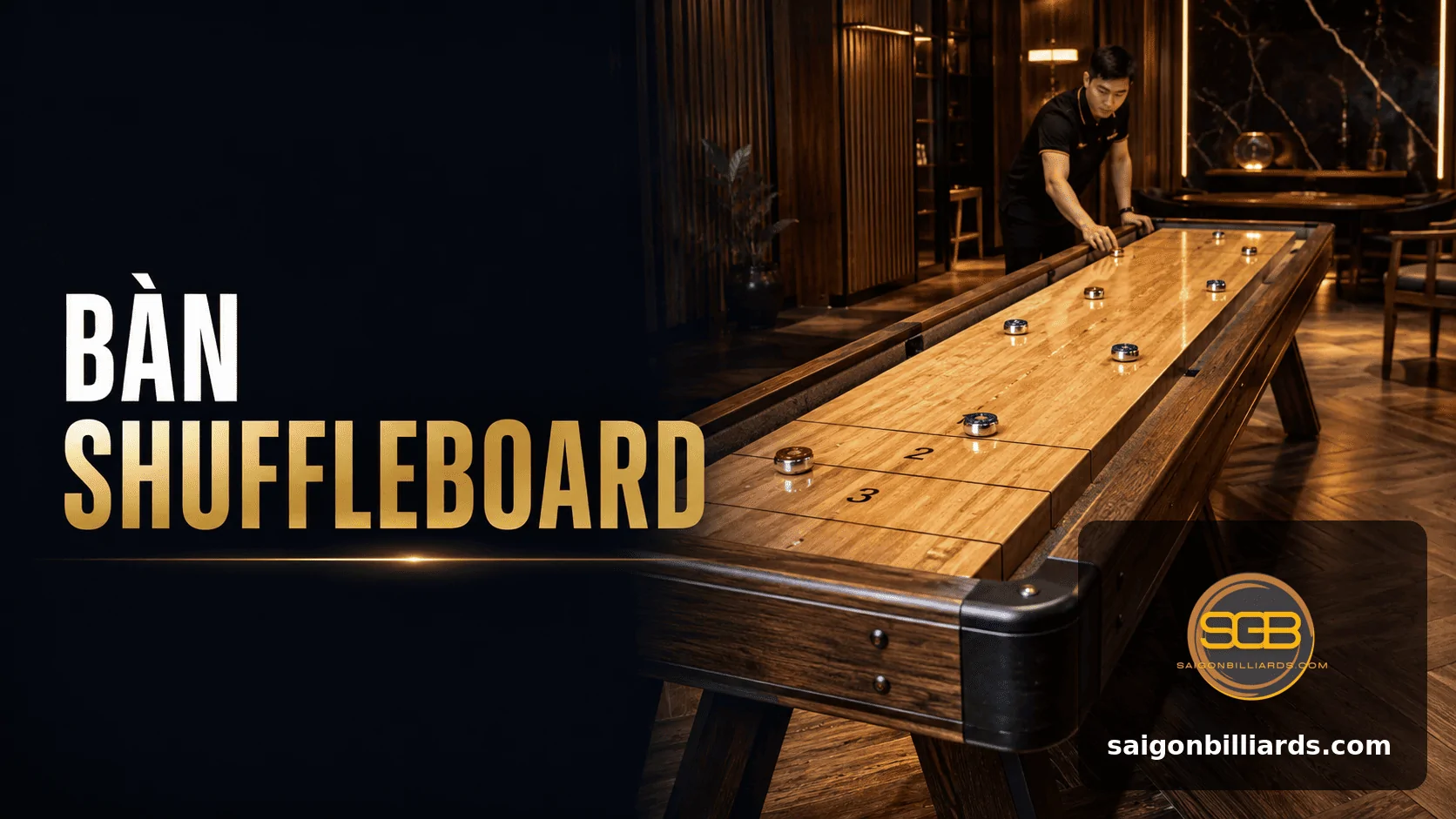 b&agrave;n shuffleboard