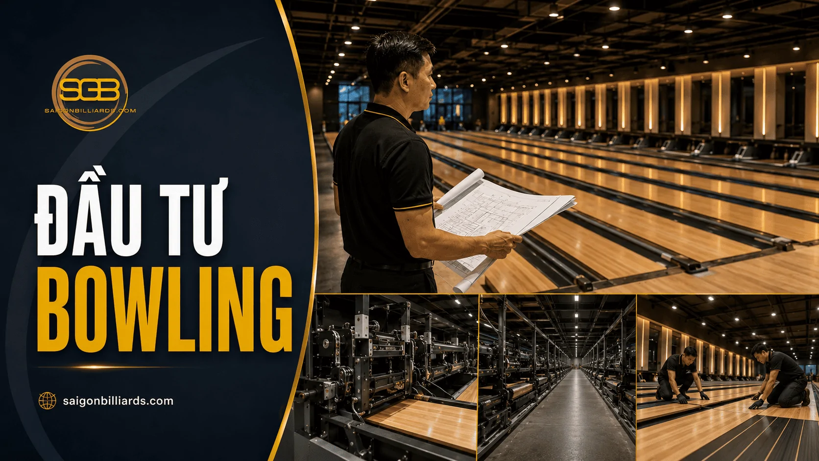 Đầu tư Bowling cho trung t&acirc;m giải tr&iacute; quy m&ocirc; lớn