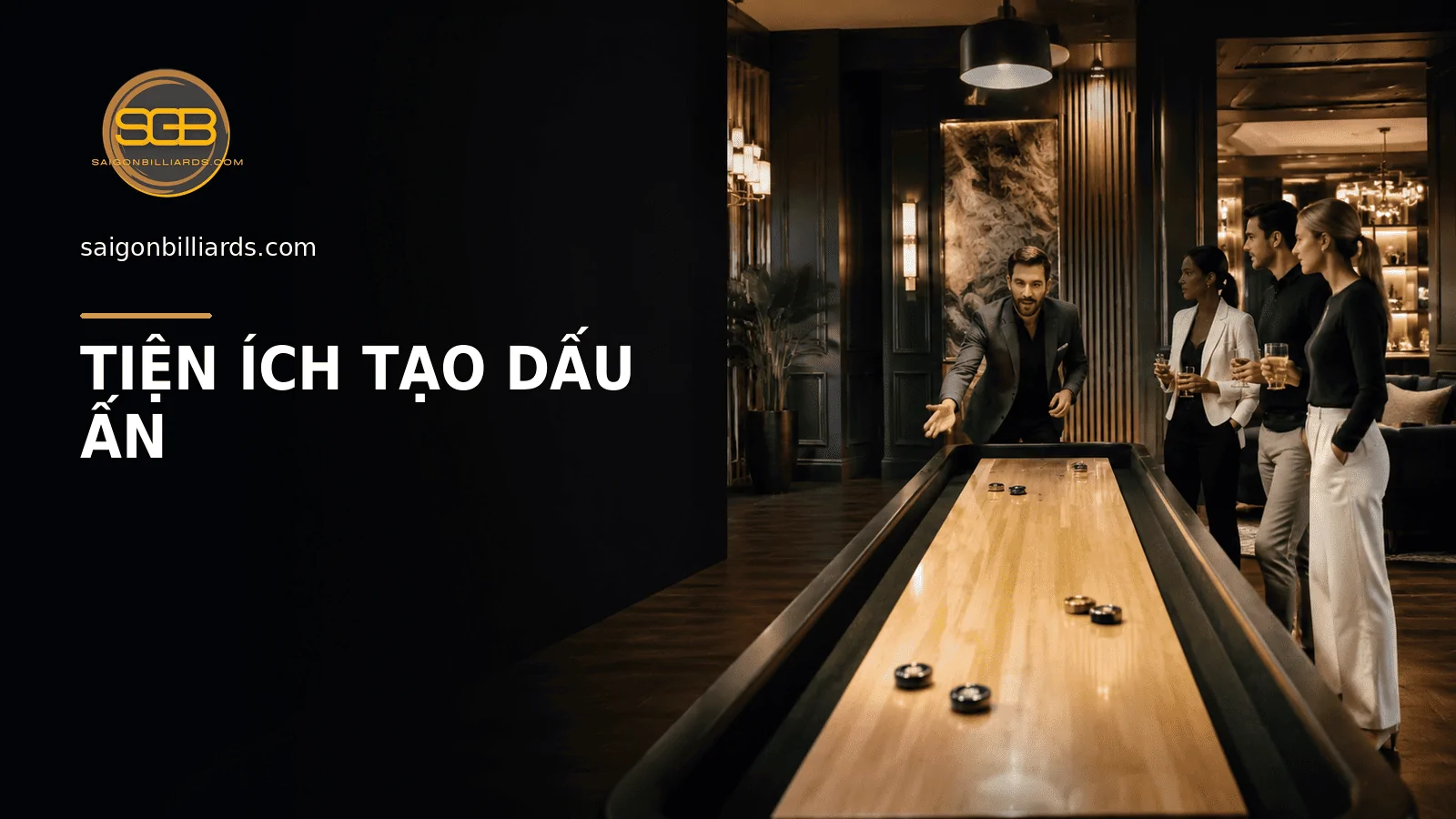 khu shuffleboard tạo điểm nhấn trong clubhouse của dự &aacute;n