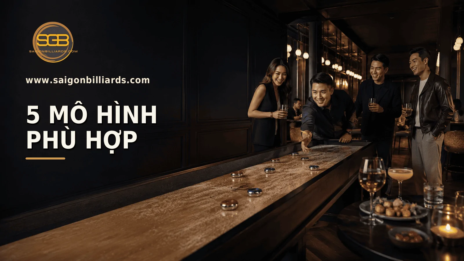 c&aacute;c m&ocirc; h&igrave;nh kh&ocirc;ng gian ph&ugrave; hợp để kinh doanh shuffleboard