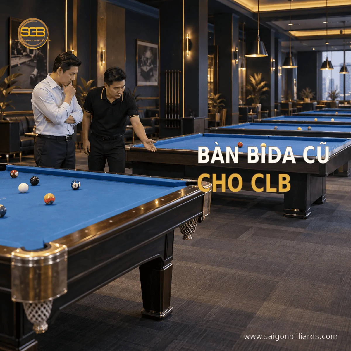 b&agrave;n bida cũ cho CLB , b&agrave;n bida cũ cho CLB được kỹ thuật vi&ecirc;n kiểm tra trước đầu tư