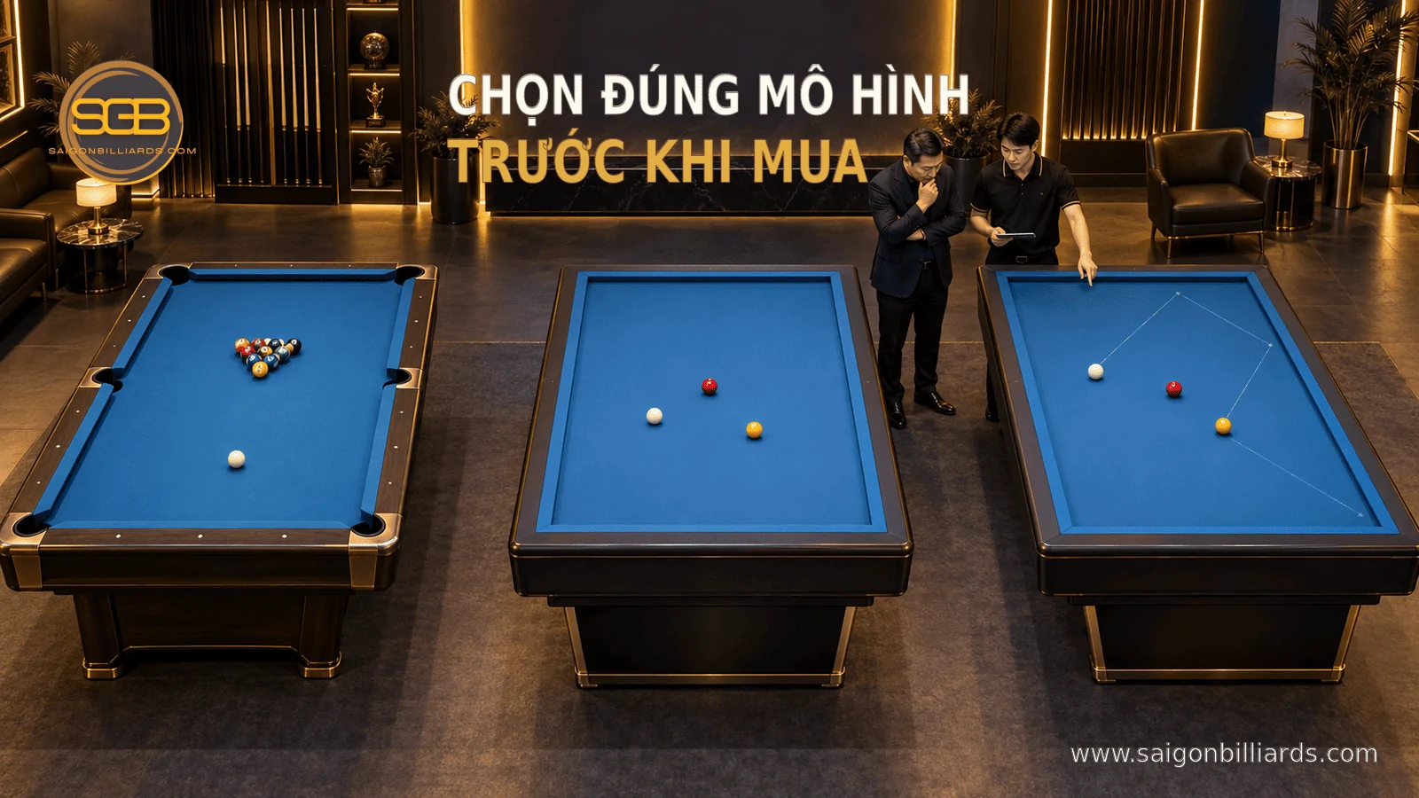 bố tr&iacute; b&agrave;n Pool, Libre v&agrave; 3C cũ theo m&ocirc; h&igrave;nh CLB