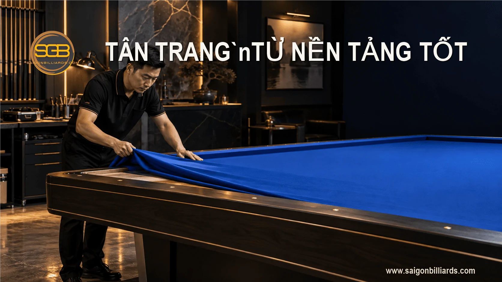 t&acirc;n trang b&agrave;n bida libre cũ