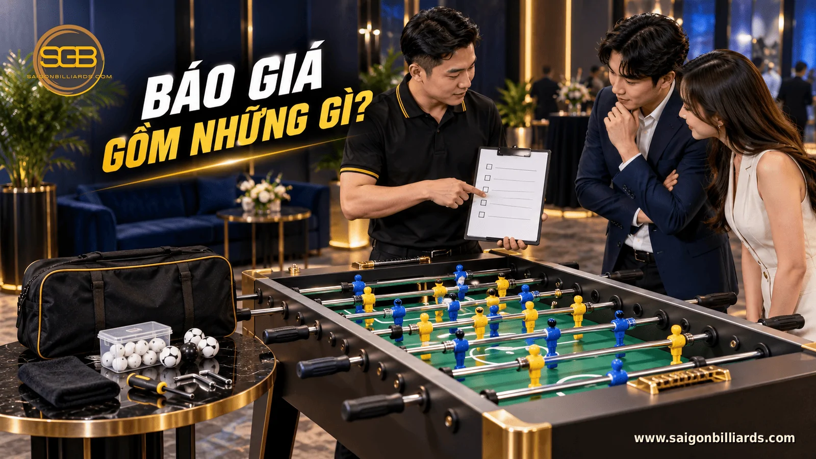 b&aacute;o gi&aacute; thu&ecirc; b&agrave;n bi lắc được kiểm tra c&ugrave;ng phụ kiện v&agrave; bi&ecirc;n bản b&agrave;n giao