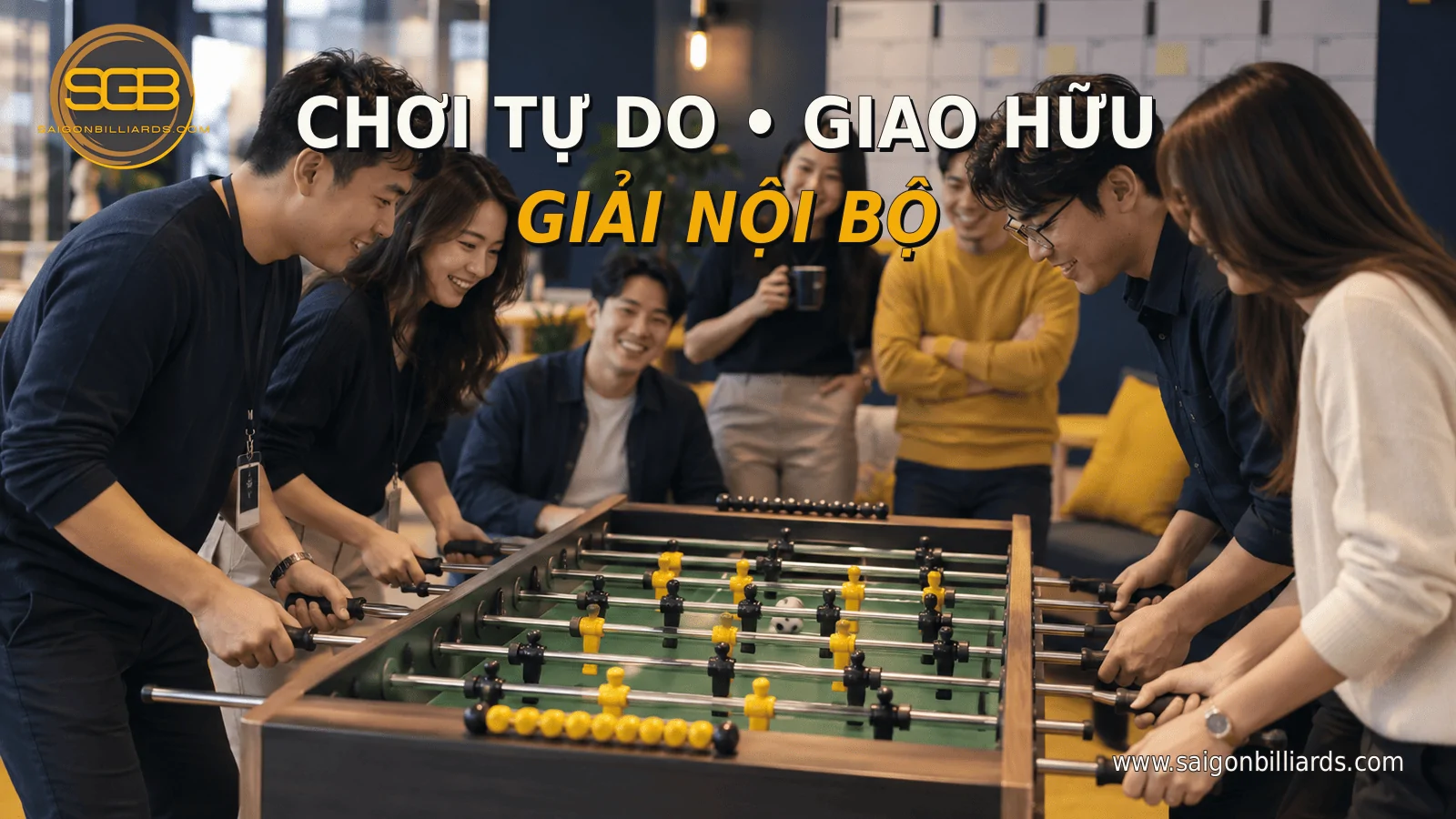 tổ chức chơi bi lắc văn ph&ograve;ng theo giờ nghỉ v&agrave; giải nội bộ
