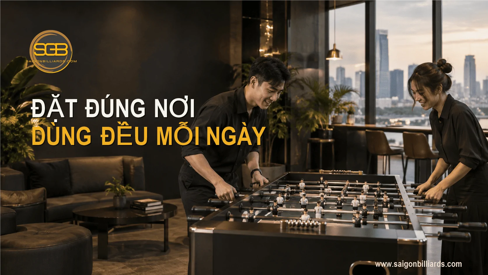 b&agrave;n bi lắc thu&ecirc; theo th&aacute;ng trong khu sinh hoạt văn ph&ograve;ng