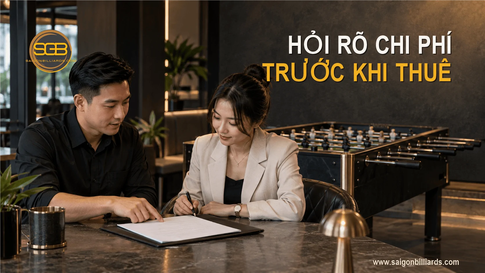 chi ph&iacute; thu&ecirc; b&agrave;n bi lắc theo th&aacute;ng cần đối chiếu