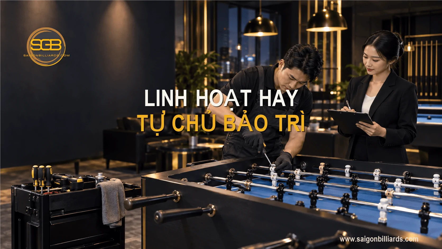 bảo tr&igrave; b&agrave;n bi lắc khi thu&ecirc; v&agrave; mua