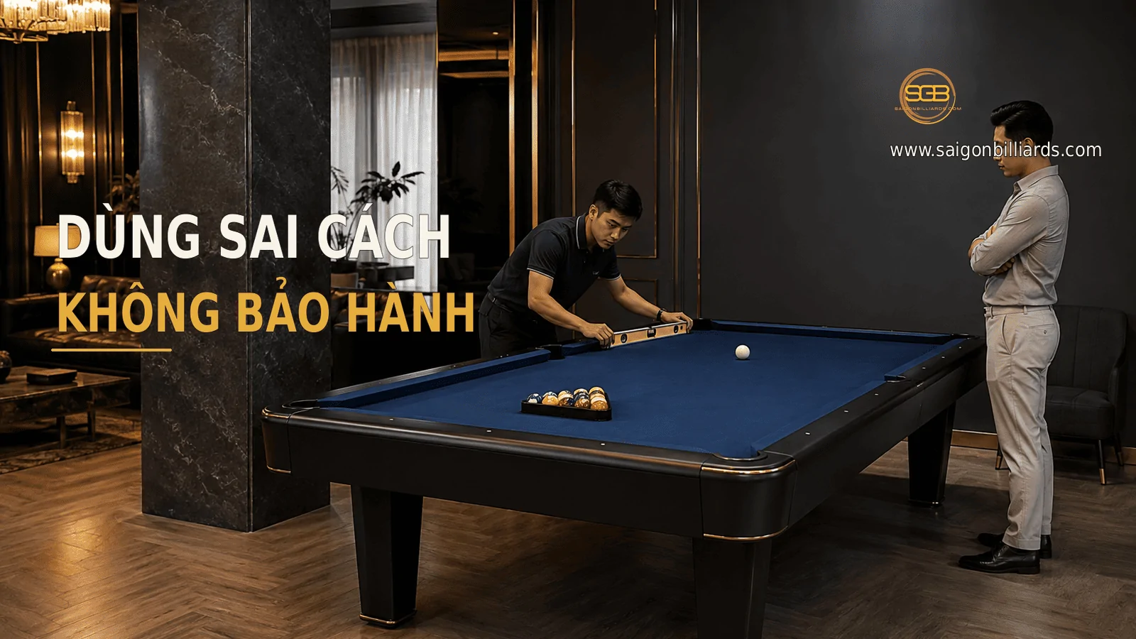 kỹ thuật vi&ecirc;n kiểm tra b&agrave;n pool bị lệch sau khi tự &yacute; di chuyển