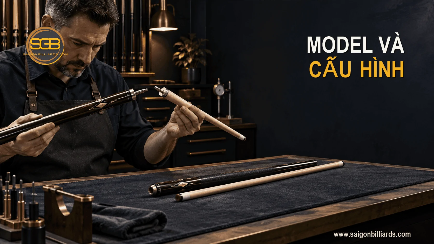 model v&agrave; cấu h&igrave;nh cơ bida cũ