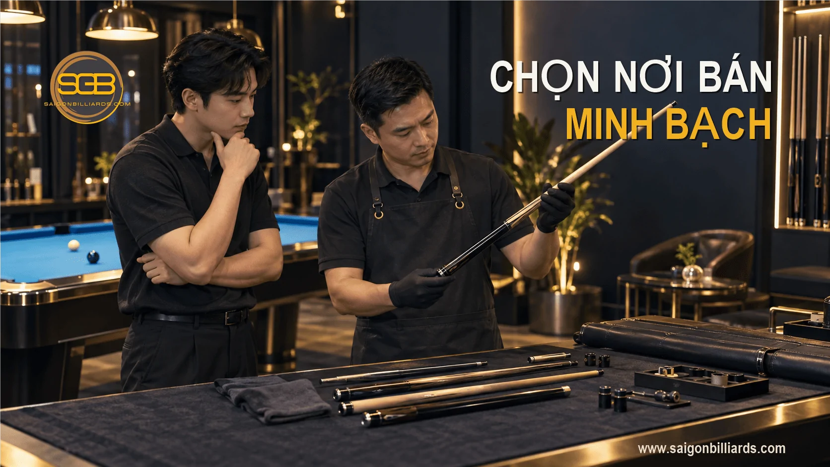 checklist chọn địa chỉ mua cơ bida cũ uy t&iacute;n