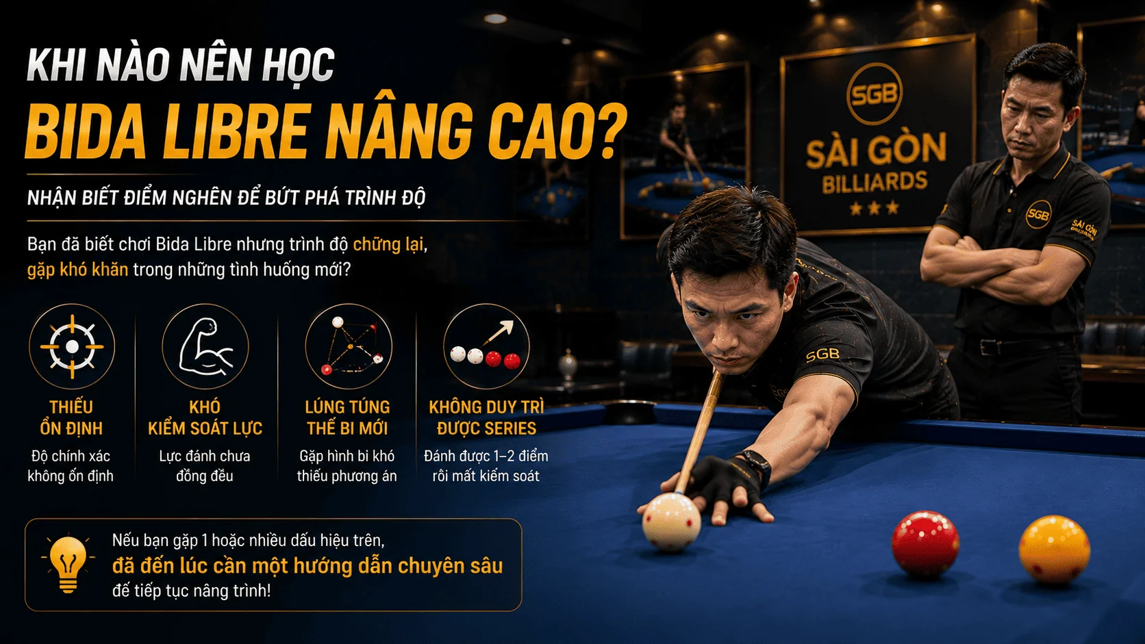 Khi n&agrave;o n&ecirc;n học Bida Libre n&acirc;ng cao