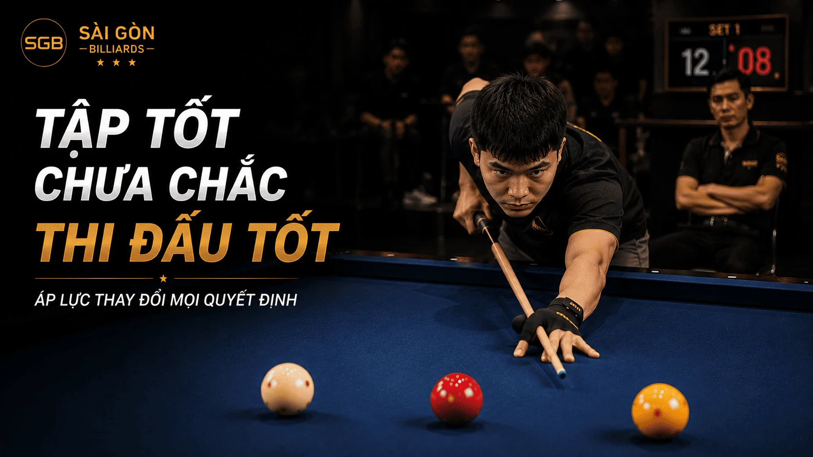 Kh&aacute;c biệt giữa luyện tập v&agrave; thi đấu Bida Libre